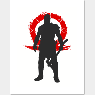 God of War Silhouette Posters and Art